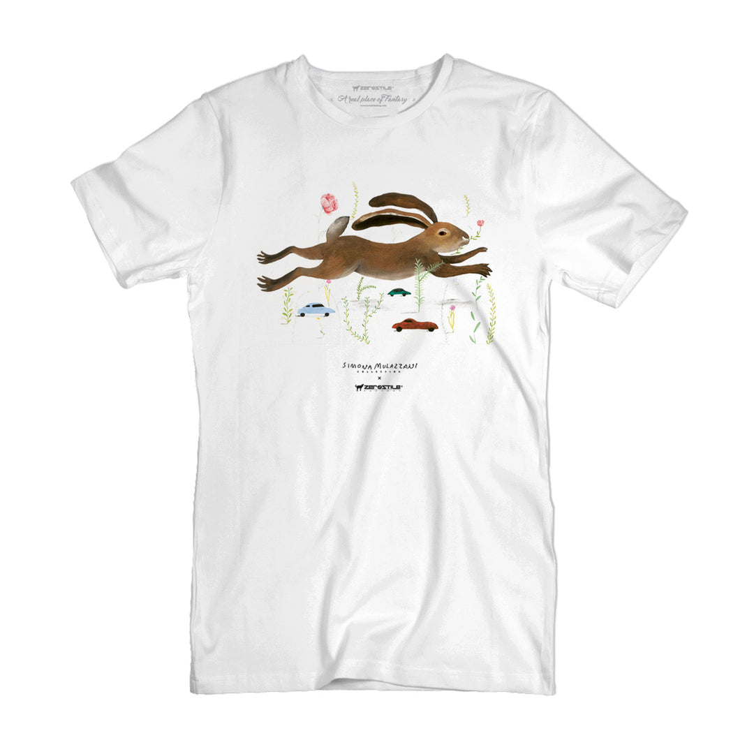 T Shirt uomo - Lepre - Simona Mulazzani