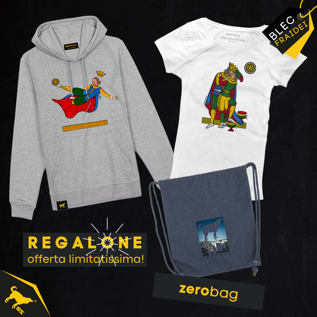 T Shirt uomo - Risikheart con REGALO - Black Friday 23
