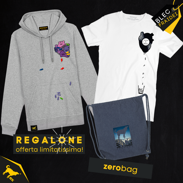 Felpa Girocollo uomo - Risikheart con REGALO - Black Friday 23