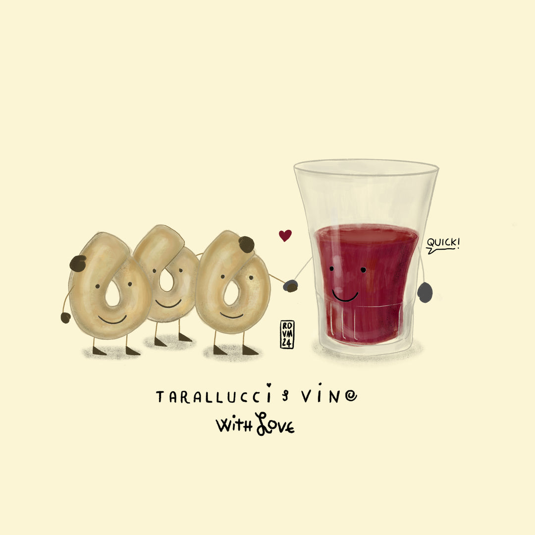 Felpa Cappuccio uomo - Tarallucci & Vino - With Love