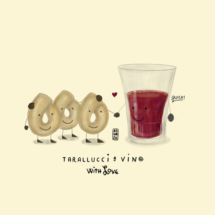 Felpa Cappuccio uomo - Tarallucci & Vino - With Love