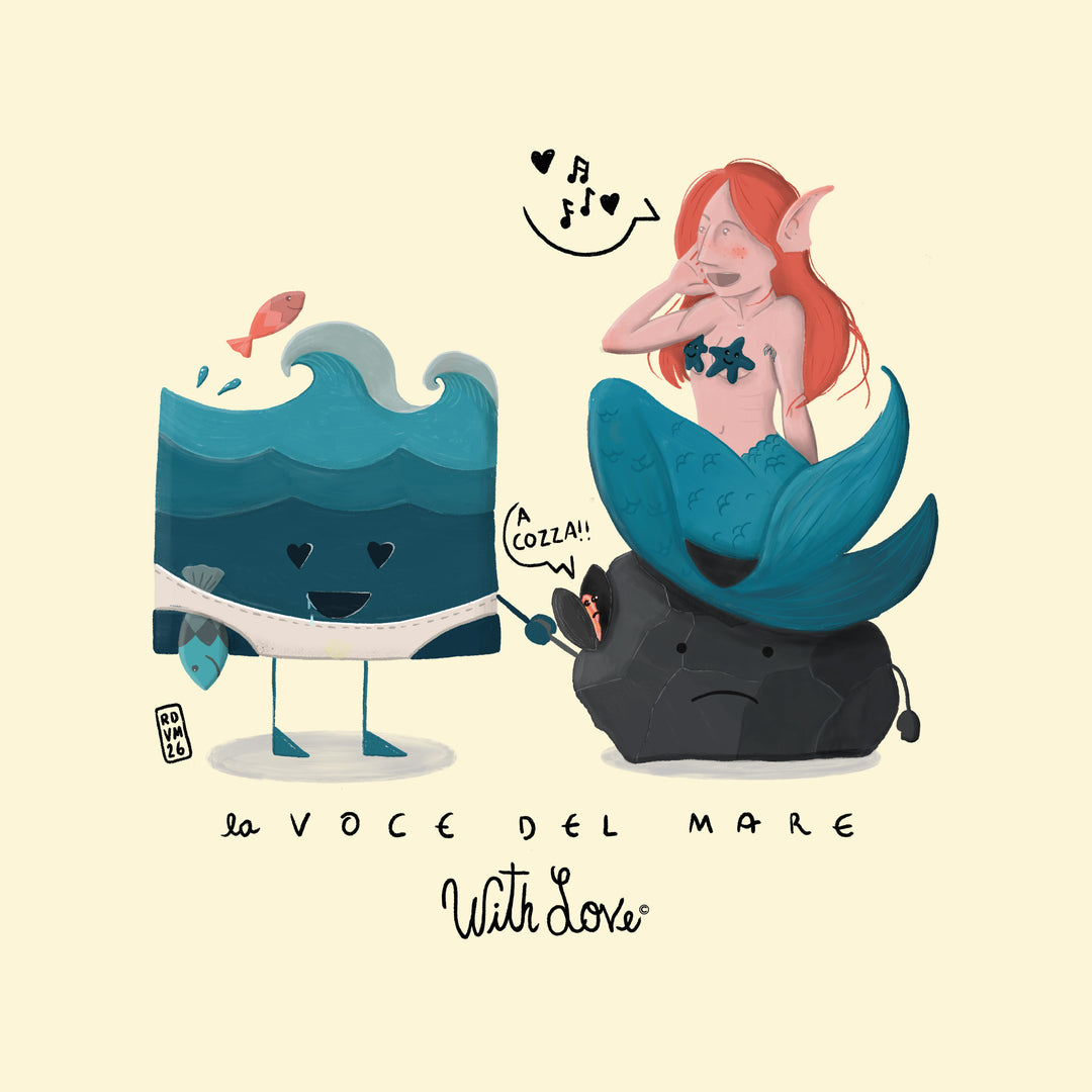 T Shirt donna - La voce del mare - With Love