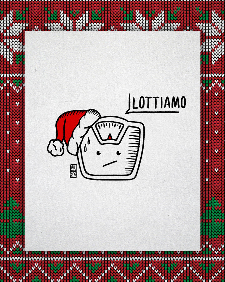 T-Shirt donna - Bilancia lottiamo! - Maledetto Natale