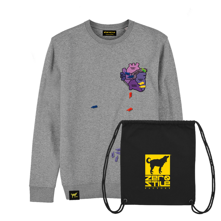 Felpa Girocollo uomo - Risikheart con REGALO - Black Friday 23