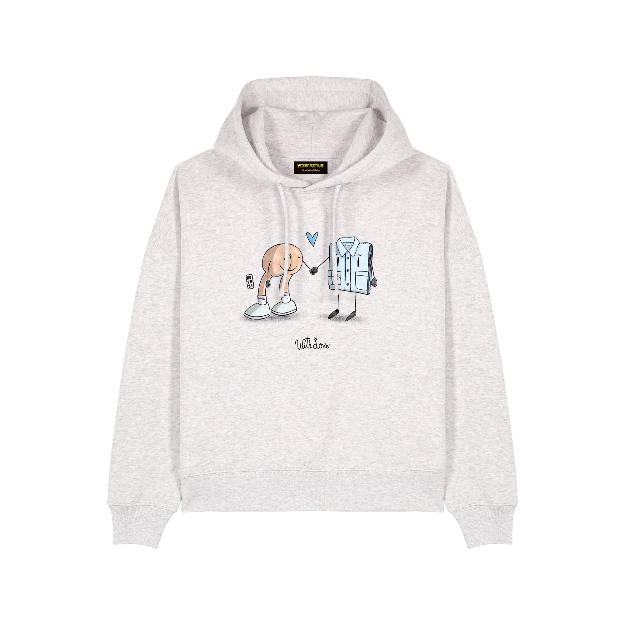 Felpa Con Cappuccio Woke Zero Uomo Donna – Prodotta In Germania, Vestibilità Moderna - 5