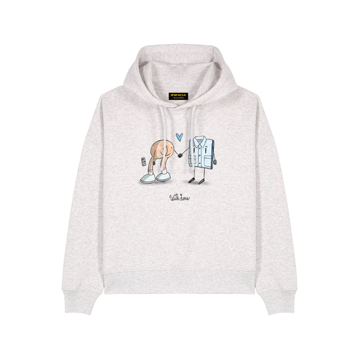 Felpa Cappuccio donna - Culo & Camicia - With Love