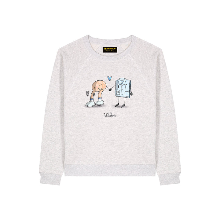 Felpa girocollo donna - Culo & Camicia - With Love