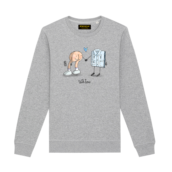 Felpa Girocollo uomo - Culo & Camicia - With Love