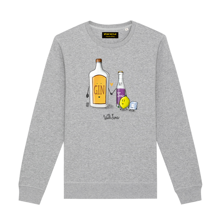 Felpa Girocollo uomo - Gin & Tonic - With Love