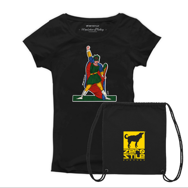 T Shirt donna - Queen di Bastoni con REGALO - Black Friday 23
