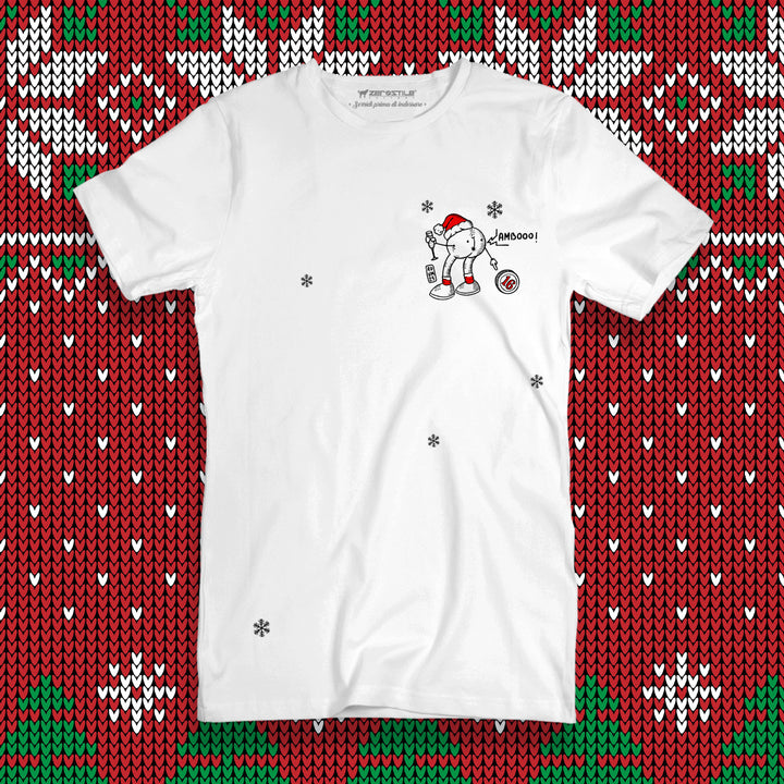 T Shirt uomo - Che culo ambooo - Maledetto Natale