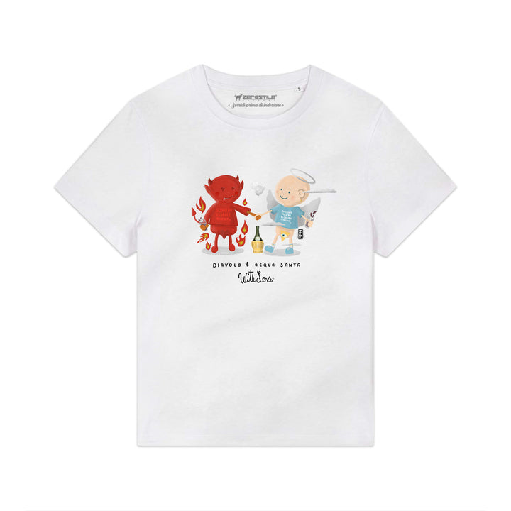 T Shirt donna - Diavolo e Acqua Santa - With Love