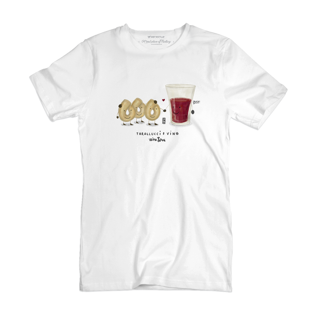 T Shirt uomo - Tarallucci e Vino- With Love