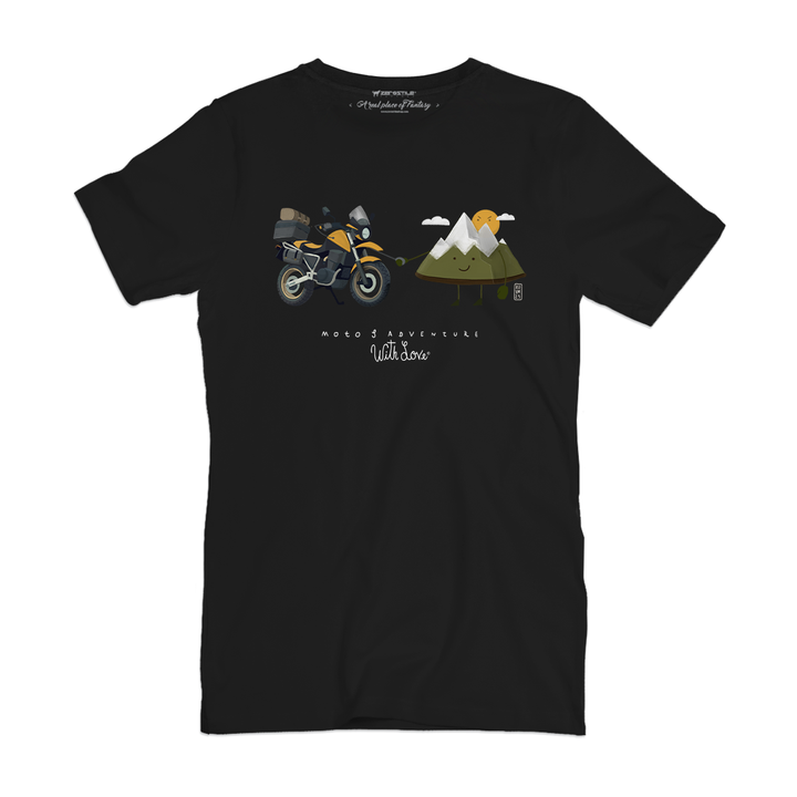 T Shirt uomo - Moto & Adventure - With Love