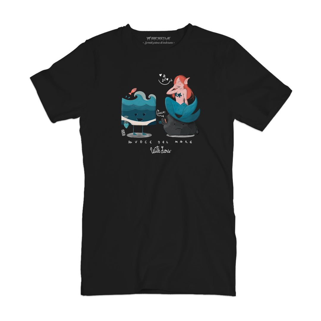 T Shirt uomo - La voce del mare - With Love