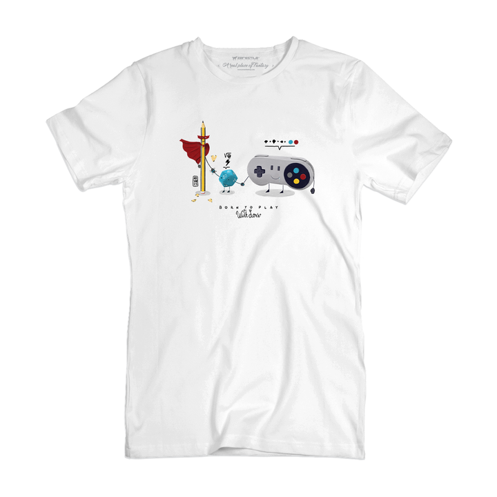 T Shirt uomo - Born to Play - With Love (x Comix Pescara)