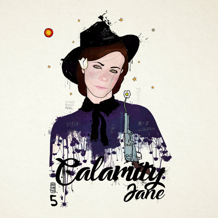 T Shirt donna - Calamity Jane - She's History