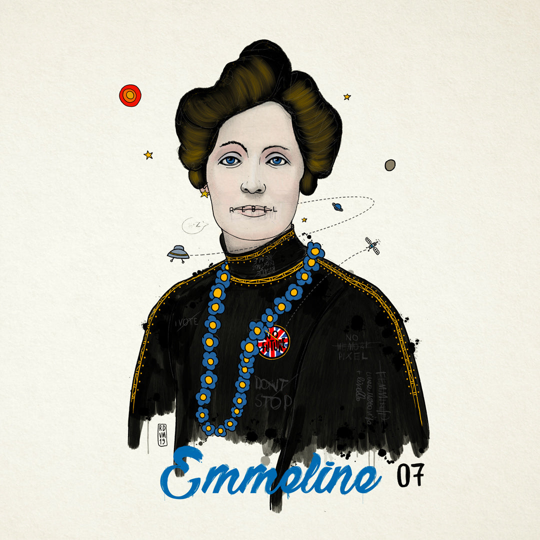T Shirt Dress donna - Emmeline Pankhurst - She's History