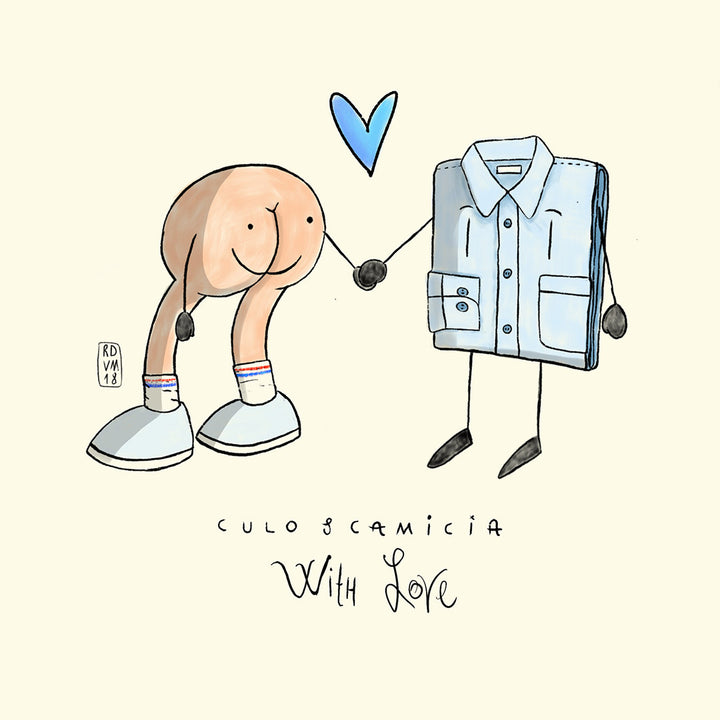 Felpa girocollo donna - Culo & Camicia - With Love