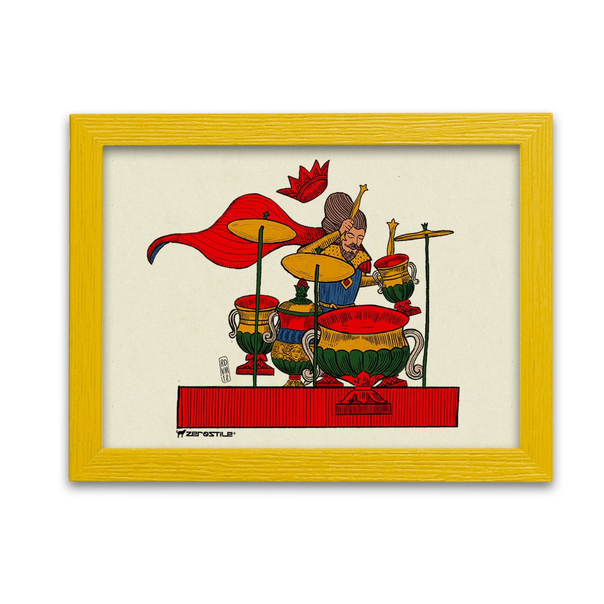 Drum di Coppe - Il Gioco del Rock - Quadro