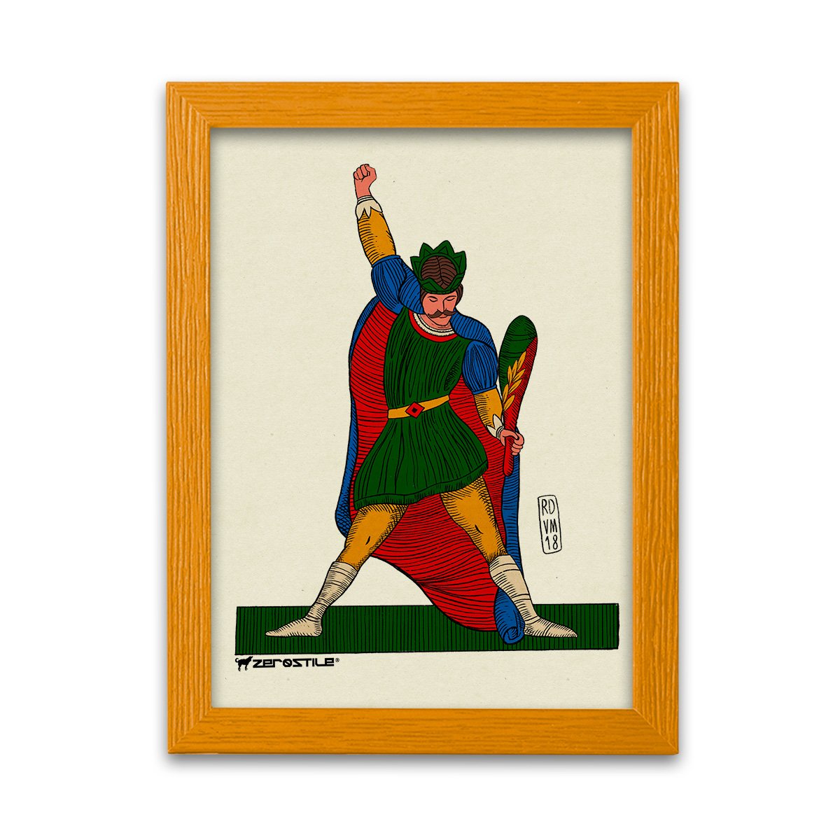 Queen di Bastoni - Il Gioco del Rock - Quadro