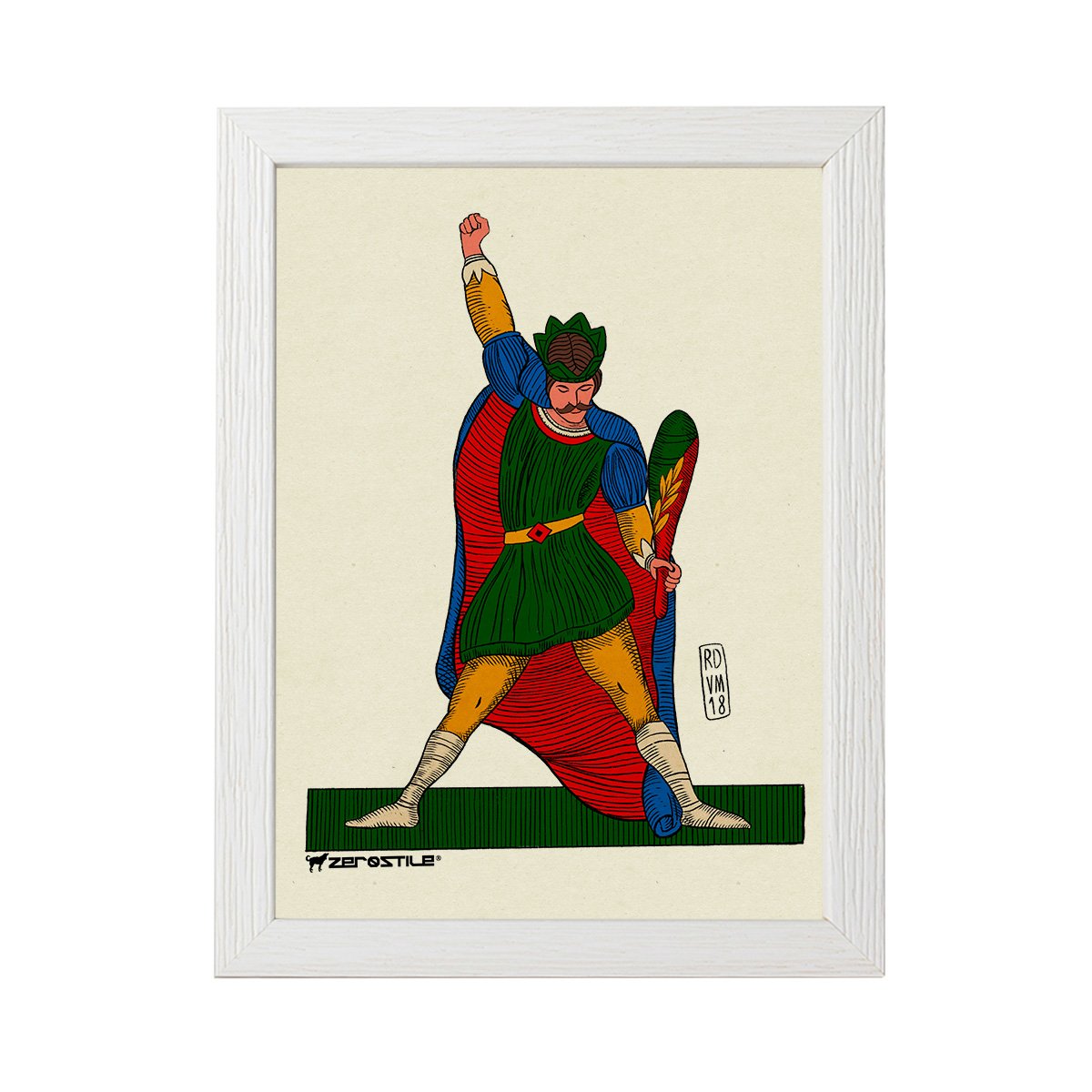Queen di Bastoni - Il Gioco del Rock - Quadro