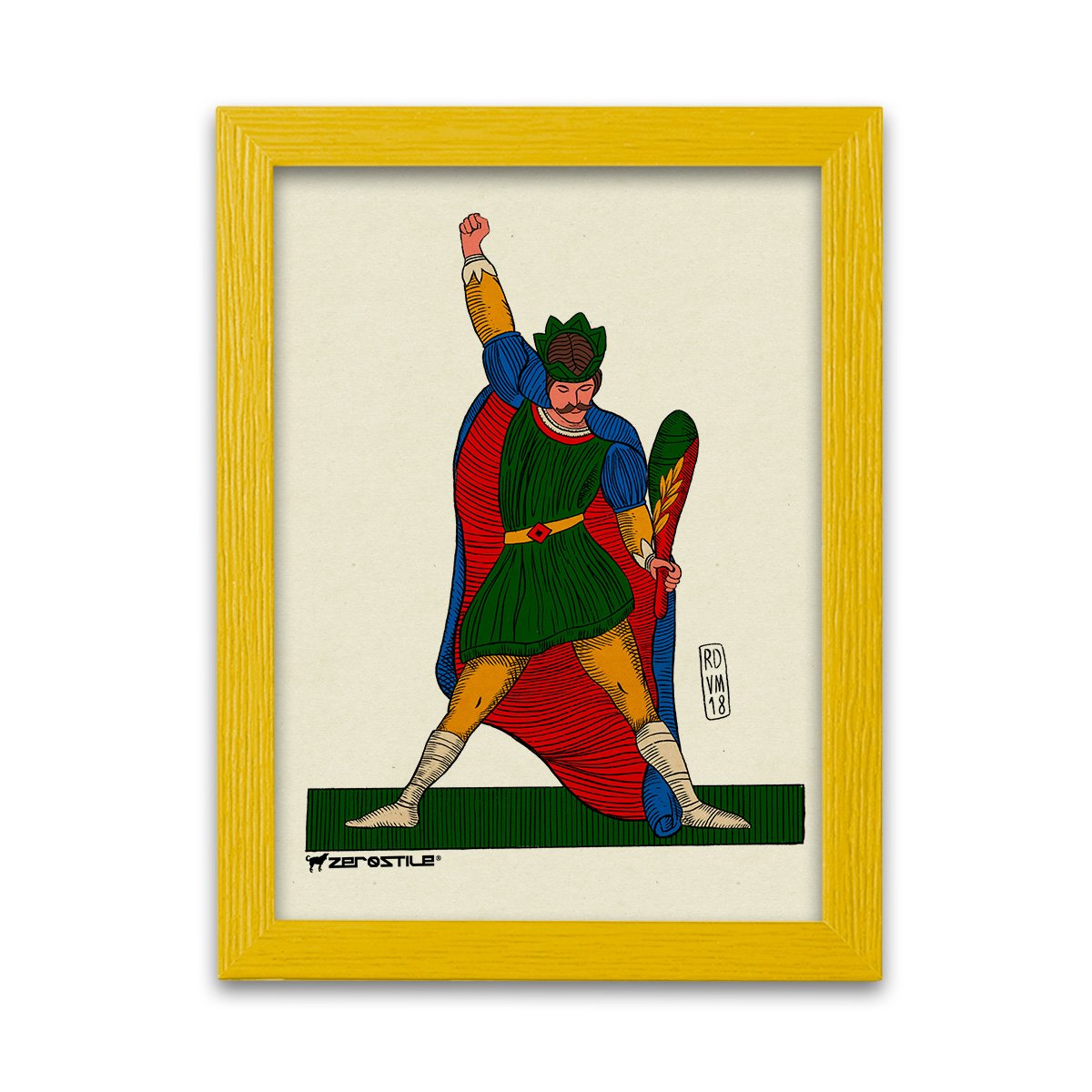 Queen di Bastoni - Il Gioco del Rock - Quadro