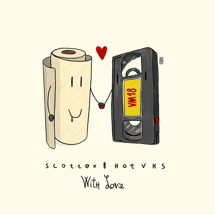 T Shirt donna - Scottex & VHS - With Love