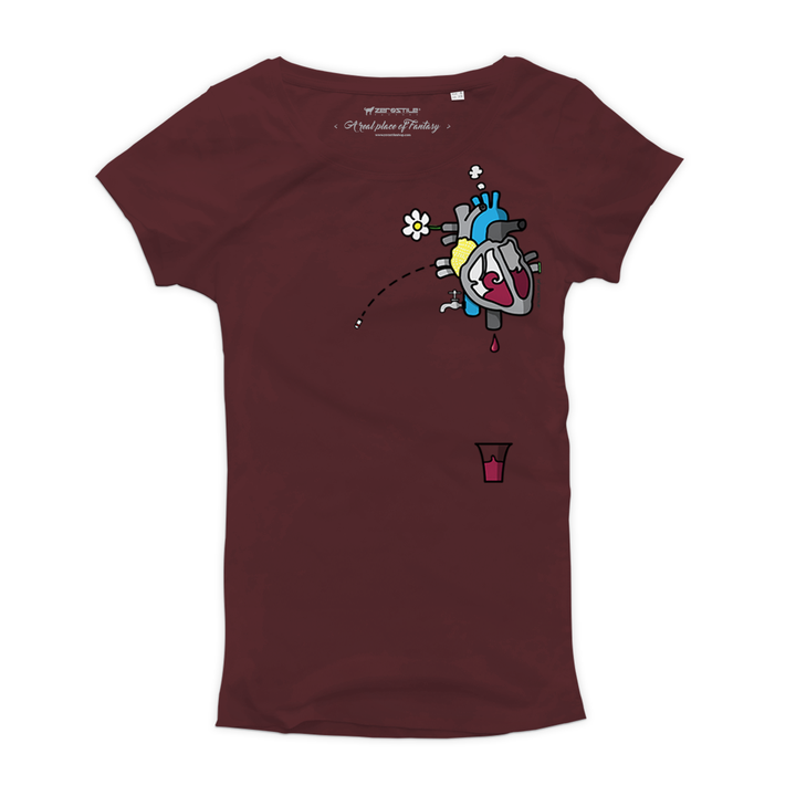 T Shirt donna - CuorVino - Hearts