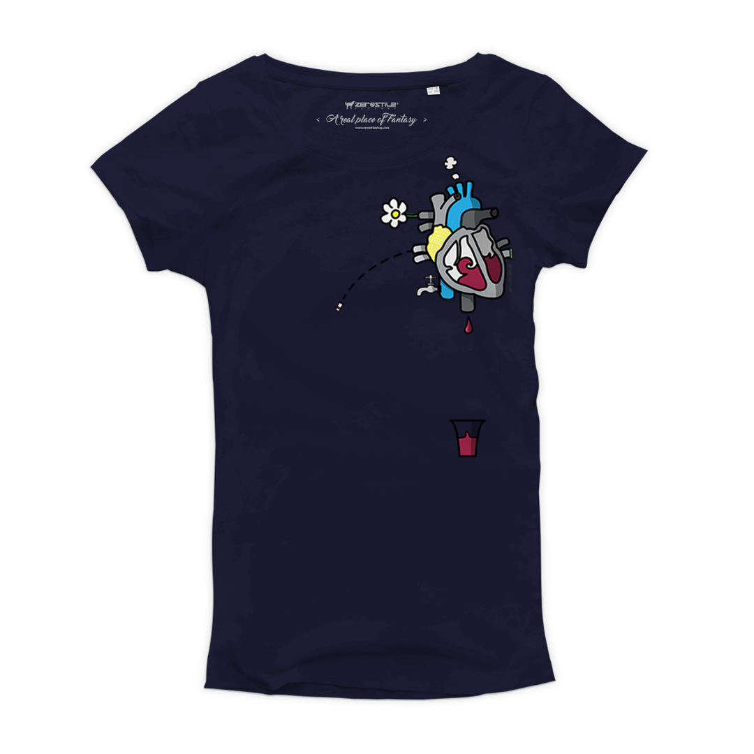 T Shirt donna - CuorVino - Hearts