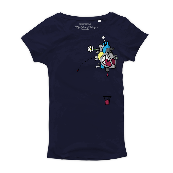 T Shirt donna - CuorVino - Hearts