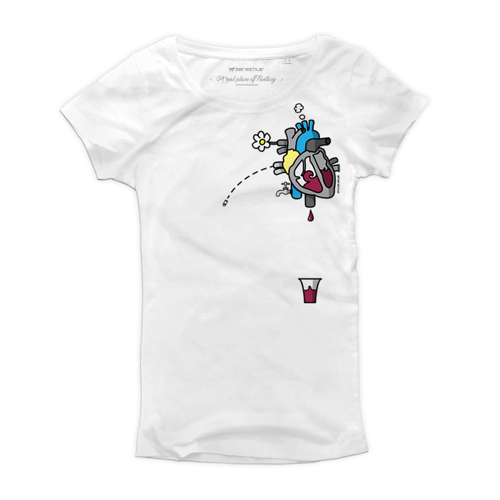 T Shirt donna - CuorVino - Hearts