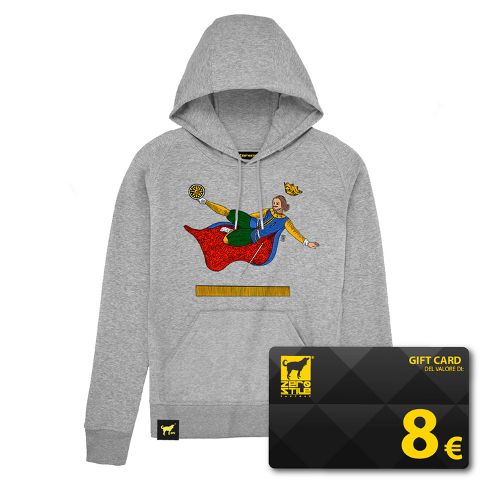 Felpa Cappuccio donna - Sforbiciata Chalaca & Gift Card omaggio - Black Friday