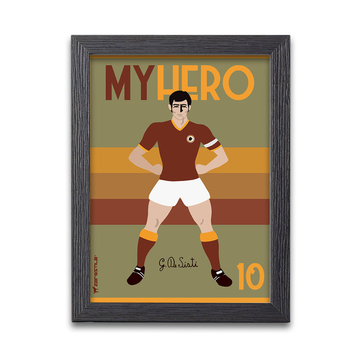 De Sisti 60-65 e 74-79 - My Hero - Quadro