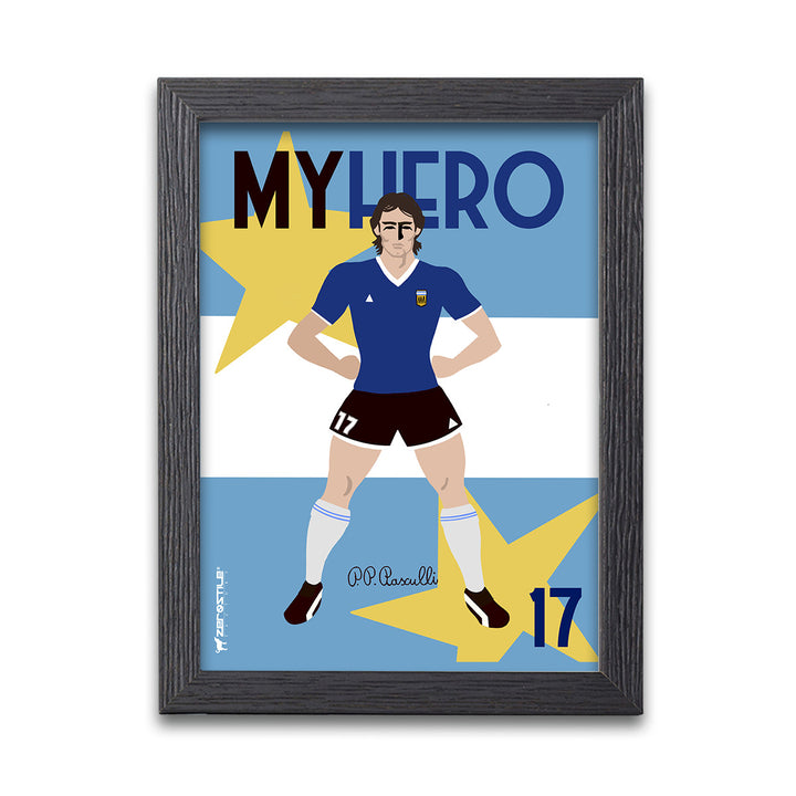 Pedro Pablo Pasculli Nazionale - My Hero - Quadro