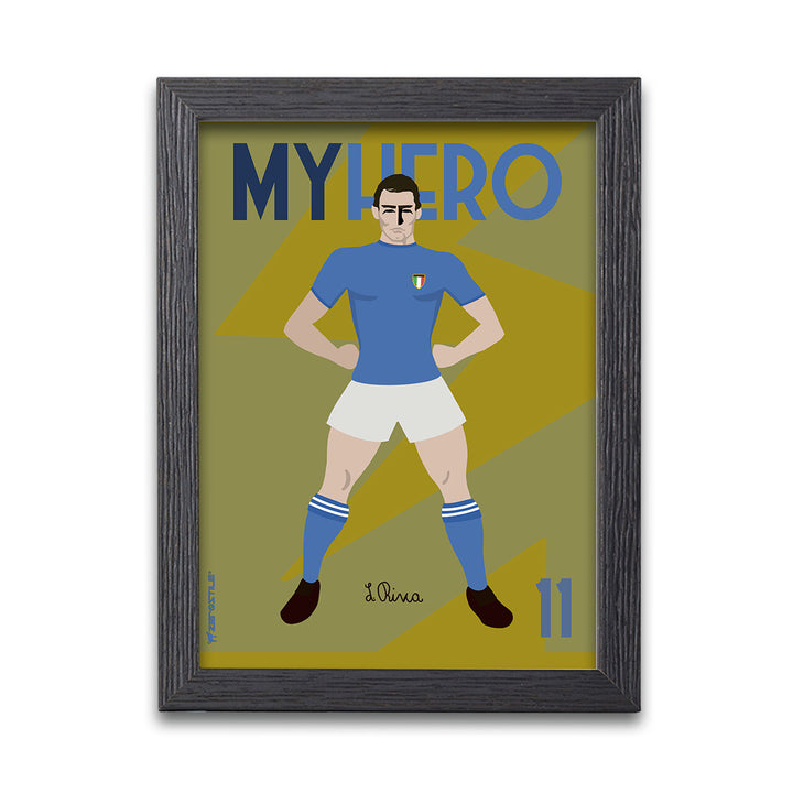 Gigi Riva Nazionale - My Hero - Quadro