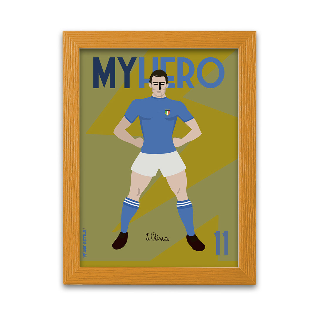 Gigi Riva Nazionale - My Hero - Quadro