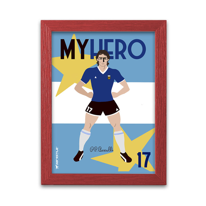Pedro Pablo Pasculli Nazionale - My Hero - Quadro