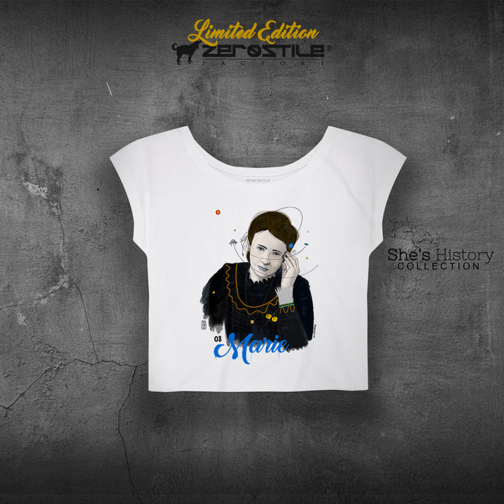 T Shirt donna - Marie Curie - She's History