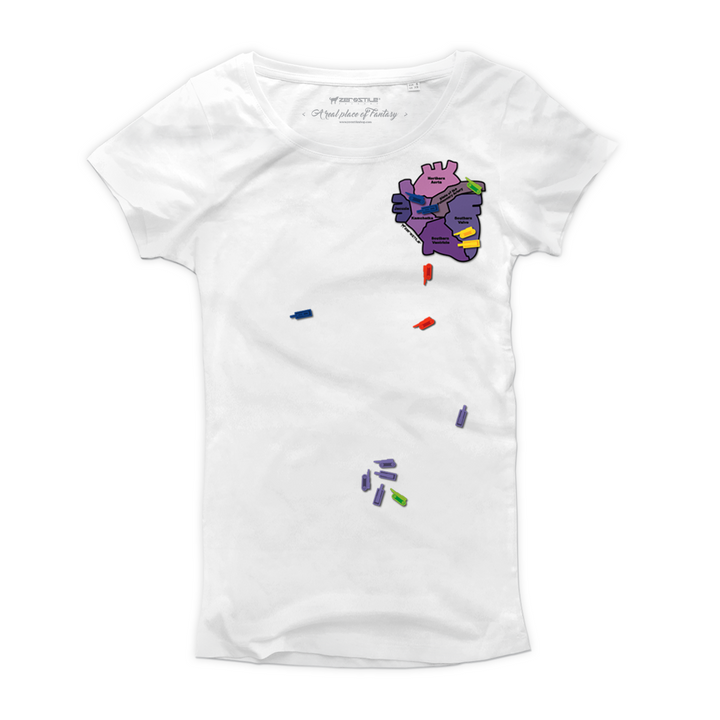 T Shirt donna - RisikHeart - Hearts