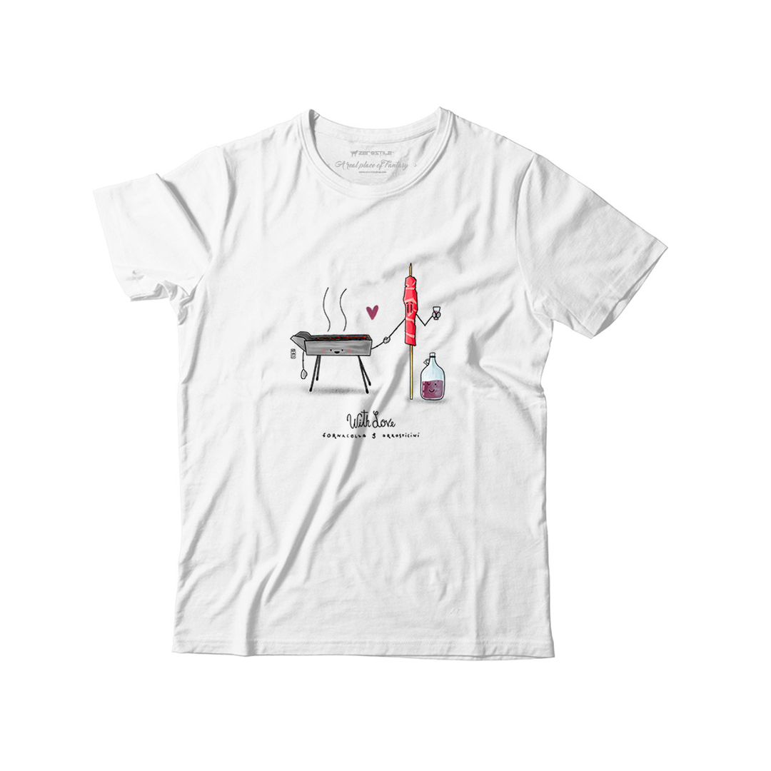T Shirt Kids - Fornacella&Arrosticini - With Love