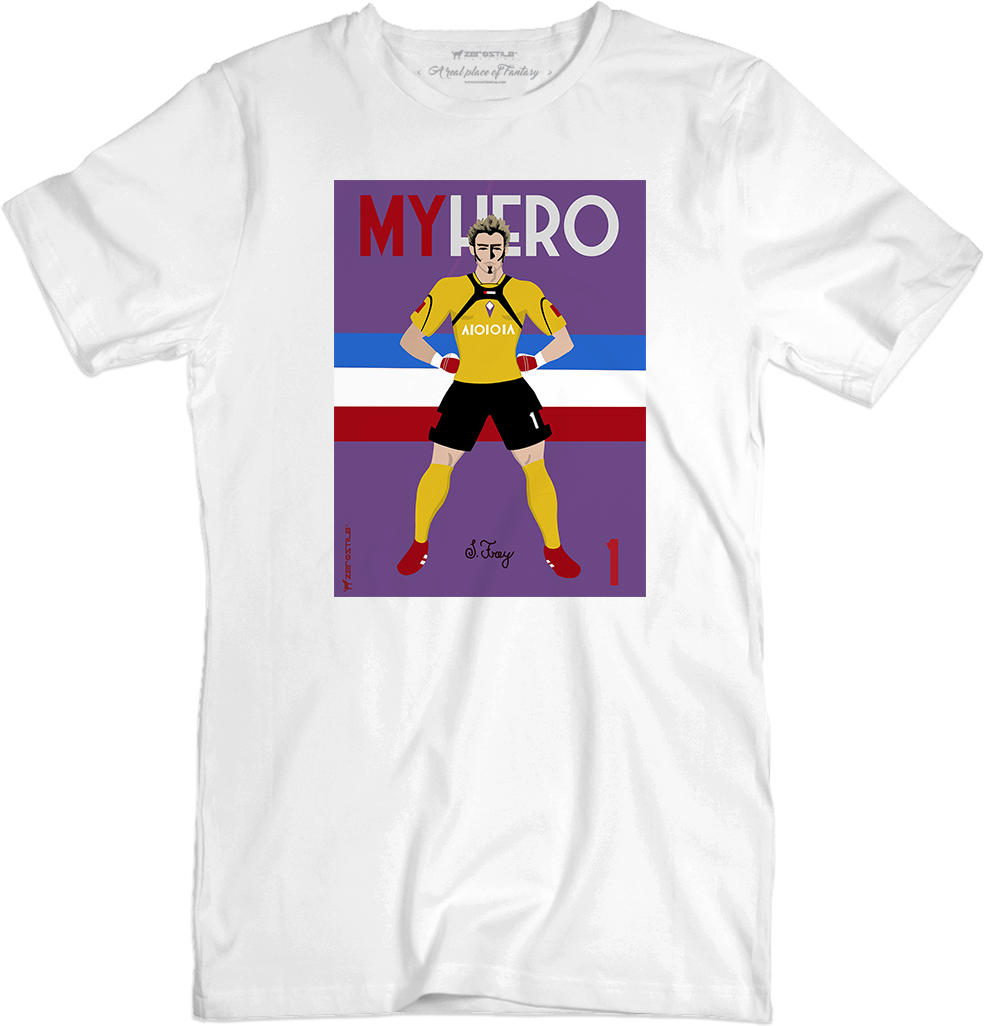 T Shirt uomo - Sebastien Frey Vintage - My Hero