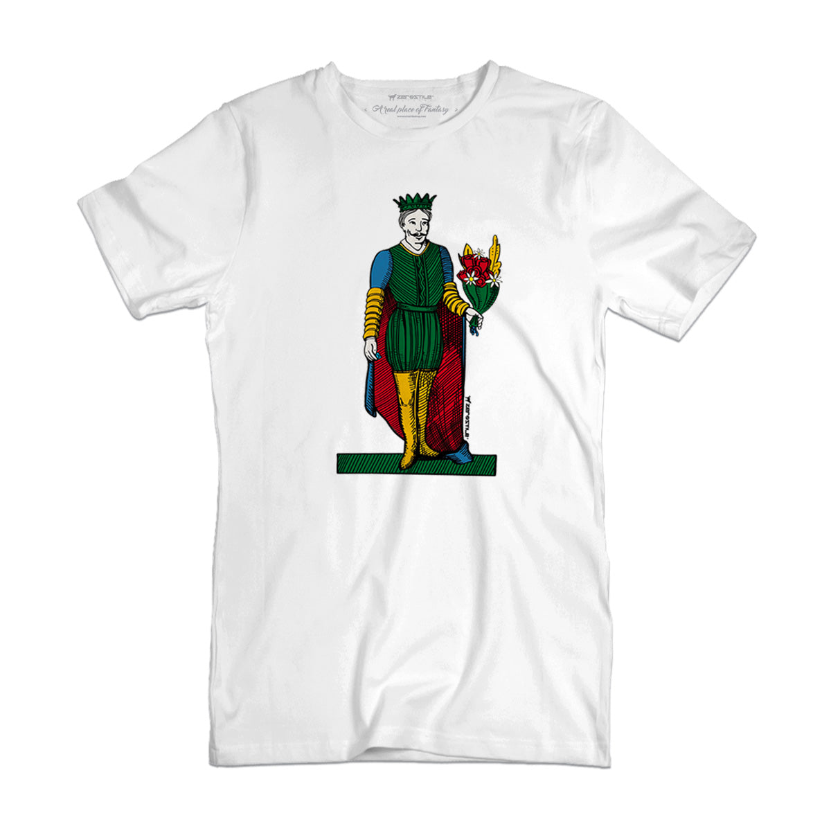 T Shirt uomo Re di Fiori Il Gioco dell'Arte – Zerostile Factory
