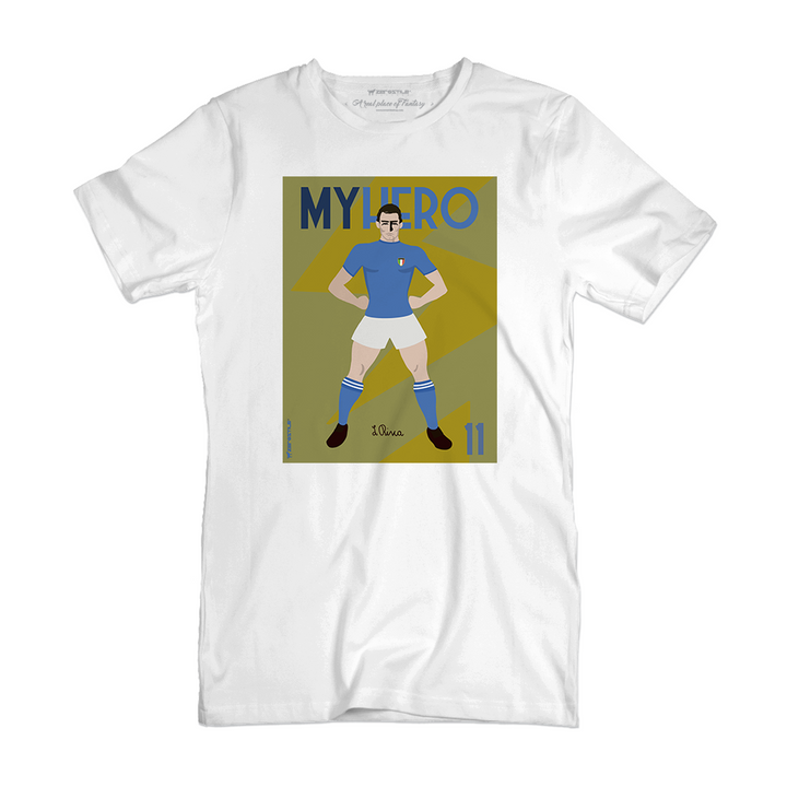 T Shirt uomo - Gigi Riva Nazionale Vintage - My Hero