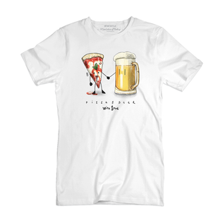 T Shirt uomo - Pizza & Birra - With Love