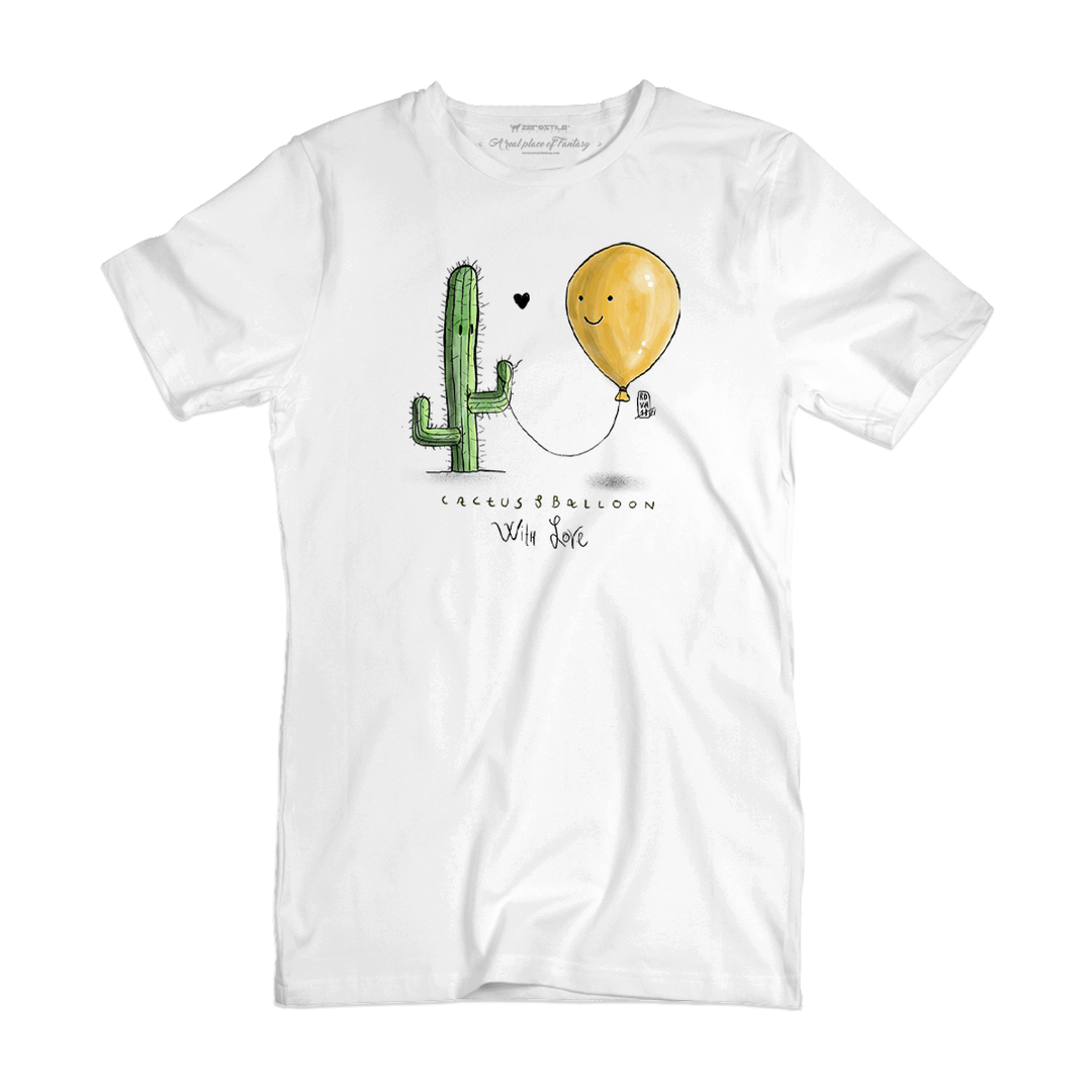 T Shirt uomo Cactus Ballons With Love