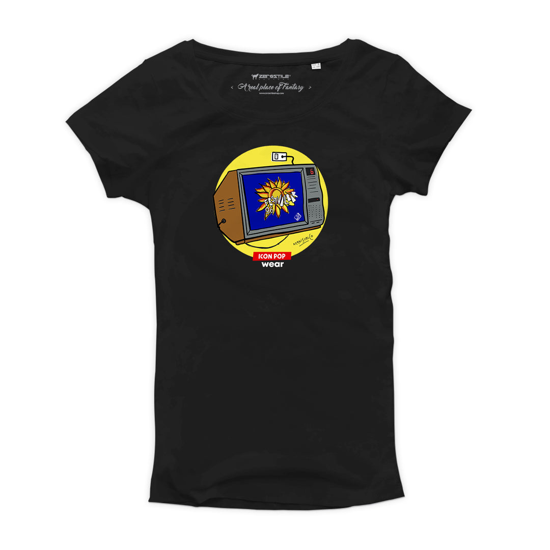 T Shirt donna - TV cavo - Oggetti Iconici