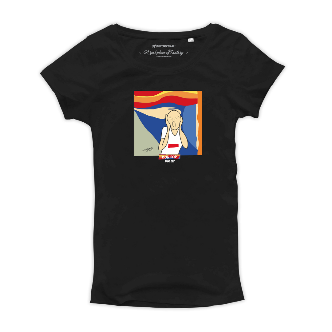 T Shirt donna - Urlo Pop - Arte delle Icone