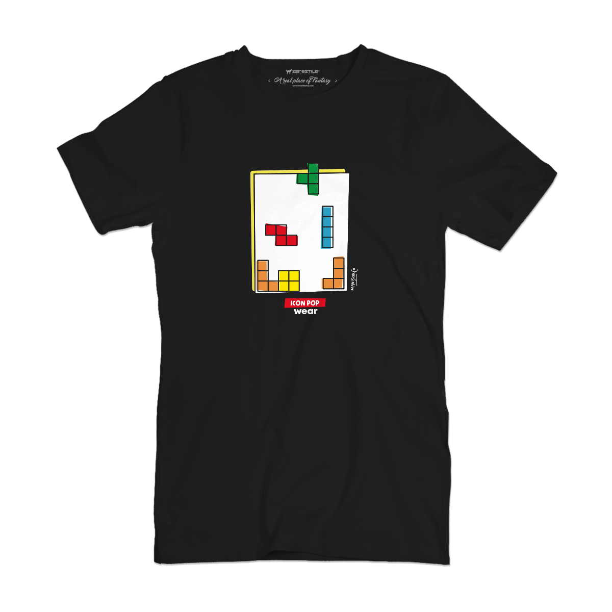 T Shirt uomo - Tetris - Oggetti Iconici