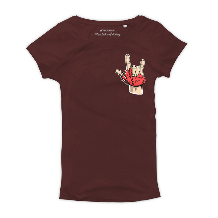 T Shirt donna - CuoRock - Hearts